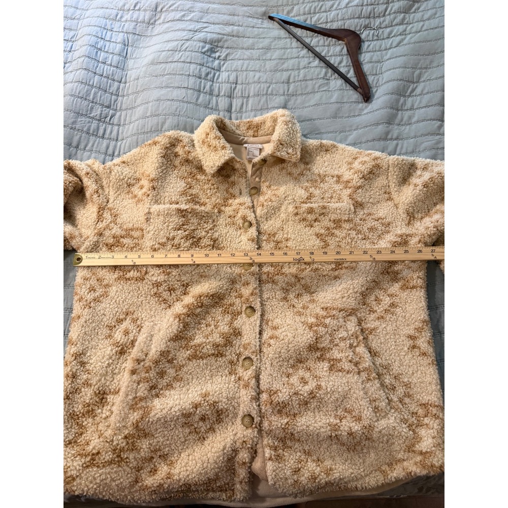 Ariat Women's Natural Southwest Sherpa Shirt Jacket Size Large Aztec - Picture 5 of 8